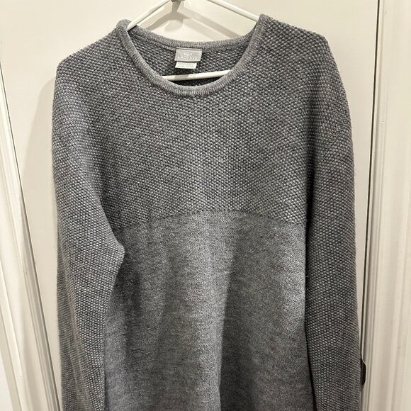 Lacoste Silver Label Mens Woven Sweater - Made in France! - Picture 1 of 5